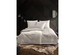 Bettwäsche IRISETTE "Tokio 8607", beige (natur), B/L: 135cm x 200cm, 1 Stk., 1 Stk., Mako-Satin, B/L: 80cm x 80cm, 2 Stk., Mako-Satin, Obermaterial: 100% Baumwolle, Bettwäsche, Bettwäsche, seidiger Glanz, besonders weich und hautschmeichelnd