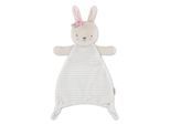 Schmusetuch HUGGIES BABYWEAR "HGHG PLUSH LOVEY", Baby, weiß (creme brulee), Kunstfaser, Schnuffeltücher, aus Nicki-Qualität mit Hasen-Motiv - for Girls