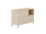 Paidi Kommode Mila \u0026 Ben, Buche, Beige, Holzwerkstoff, massiv, 2 Schublade(n) Schubladen, 129.4x94.4x58.2 cm, Blauer Engel, Goldenes M, Wohnzimmer, Kommoden & Sideboards, Kommoden