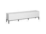 Hom`in Lowboard, Weiß, Metall, Holzwerkstoff, 180x46x35 cm, Bsci, stehend, Wohnzimmer, Wohnwände, Lowboards, Lowboards stehend