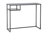 Carryhome Schreibtisch, Schwarz, Metall, Holzwerkstoff, rechteckig, Flachrohr, 32.4x75x99.4 cm, Arbeitszimmer, Schreibtische, Bürotische