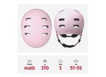 Fahrradhelm ABUS "XOXO" Gr. L, rosa (rosa (strawberry rose)), Helme, L Kopfumfang: 57cm - 61cm