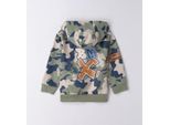 T-Shirt SARABANDA "BABY BOY SUMMER T-SHIRT", Mädchen, Gr. 8Y, grün (cream, grün), 100% Baumwolle, Shirts T-Shirt