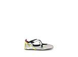 Die Attico Silberne Polyurethan Ballerinas
