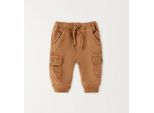 Outdoorhose IDO "BABY BOY TROUSERS", Mädchen, Gr. 3, EURO-Größen, caramel, 98% Baumwolle, 2% Elasthan, Hosen Outdoorhose