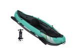 Bestway Kajak, Grün, Metall, Kunststoff, 86x40x280 cm, Freizeit, Pools und Wasserspaß, Schlauchboote & Kajaks