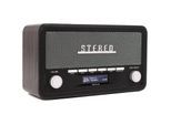 Denver DAB-18 Radio–DAB+, Bluetooth und Wecker, Holz schwarz