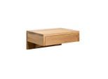 Woodek Nachttisch, Eiche, Holz, Echtholz,Eiche, 40x18x30 cm, FSC 100%, Schlafzimmer, Nachttische