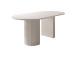 Mirjan24 Esstisch, Sand, Holzwerkstoff, Oval, 90x75x185 cm, Esszimmer, Tische, Esstische