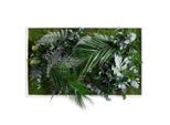 StyleGREEN , Grün , Naturmaterialien , Eiche , 100x60x18-22 cm , 3D-Effekt, einfache und schnelle Anbringung, pflegefrei – nicht gießen oder besprühen, keine Beleuchtung notwendig ,