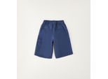 Shorts SARABANDA "BABY BOY SUMMER TROUSER", Mädchen, Gr. 7A, EURO-Größen, blau (navy), 100% Baumwolle, Hosen Shorts