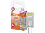 OSRAM LED-Leuchtmittel "LED PIN Lampe", Energieeffizienz: E, transparent (klar), Ø:1,2cm, Leuchtmittel, LED-Leuchtmittel