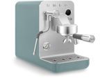 SMEG Espressomaschine "EMC02BLMEU", grün (emerald grün, matt (grün)), B:28,8cm H:54,5cm T:55,5cm, Kaffeemaschinen, Mini Pro, Espressomaschine