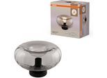 OSRAM Tischleuchte "Decor Smoke Glass", grau (schwarz), H: 17,6cm, 1 Stk., Leuchten, schwarz, E27, Stahl und Glas, Tischleuchte