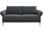3-Sitzer HOME AFFAIRE "Sarsina, stilvoller Komfort für dein Wohnzimmer inkl. Multikopfstütze", grau (anthrazit), B:208cm H:85cm T:90cm, 100% Polyester, Sofas, 3-Sitzer, Punktelastischer Tonnentaschenfederkern & edles Design