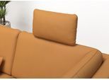 Sofa-Kopfstütze OTTO HOME "Costello, B: 48 cm", gelb (curry), B:48cm H:26cm T:18cm, Samtoptik (100% Polyester);Luxus-Microfaser (90% Polyester, 10% Polyamid), Kopfstützen, Set: 2 Stück, passend zur Serie