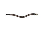 Hans Melzer Horse Equipment Hans Melzer Stirnriemen Milano schwarz WB (Warmblut)
