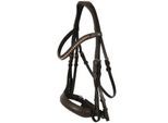 Hans Melzer Horse Equipment Hans Melzer Kandare Mechtersen braun/silber WB EXTRA (KB-Kaltblut)