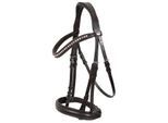 Hans Melzer Horse Equipment Hans Melzer Trense Calgary englisches Reithalfter ohne Sperrriemen braun/silber Pony