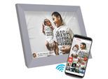 Denver PFF-1026 WLAN Bilderrahmen – 10,1" Touch-Display, Frameo, grau