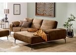 Ecksofa W.SCHILLIG "run, Designsofa mit tollem Sitzkomfort, bequem, L-Form", braun (chocolate s37), B:279cm H:88cm T:178cm, Longlife Xtra-Leder Z73: Naturwalkleder der Luxusklasse aus den erlesensten Rohhäuten. Hautstärke 1, 1 – 1, 3 mm;ROHLEDER Jacquard-Flachgewebe Q2 W60 (63% Polyester, 37% Polyacryl);ROHLEDER Chenille-Flachgewebe Q2 W77 (68% Polyacryl, 32% Polyester);Stoff S37 (100% Polyester),