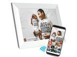 Denver PFF-1026 WLAN Bilderrahmen – 10,1" Touch-Display, Frameo, weiß