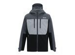 Regatta Kinderen Highton Monochrome Waterdichte Jas (Zegelgrijs/Bewolkt Grijs/Zwart)