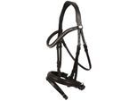 Hans Melzer Horse Equipment Hans Melzer Trense Calgary schwedisches Reithalfter braun/silber WB (Warmblut)