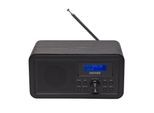 Denver DAB-30 DAB+/FM-Radio– Dual-Alarm-Wecker, Holz, schwarz