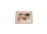 Denver PFF-1040LW WLAN Bilderrahmen – 10,1", Frameo, Holz, hellbraun