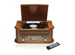 Denver MRD-51 Musikcenter, Vinyl, CD, Kassette, DAB+/FM Radio, braun