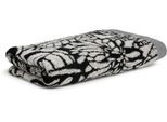 Duschtuch MÖVE, schwarz (nature schwarz), B:80cm L:150cm, Walkfrottier, Obermaterial: 85% Baumwolle, 10% Viskose, 5% Leinen, Handtücher
