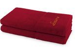 Saunatuch MÖVE FOR FROTTANA, rot (ruby), B:80cm L:200cm, Walkfrottier, Obermaterial: 100% Baumwolle, Handtücher