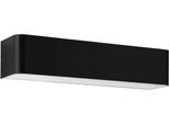 EGLO Wandleuchte "Sania 4 Wandlampe, Wandspot, Aluminium, Up and Down Leuchte, Flurlampe", schwarz, 1, H: 8cm, 1 Stk., Leuchten, Wand-/Deckenleuchte - L36,5 x H8 x AL9 cm - schwarz, weiß - 12W inkl., Wandleuchte