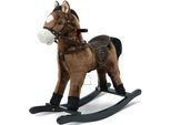 Schaukelpferd CHIC2000 "Joe", braun (dunkelbraun), Schaukeltiere, BabyB:73cm H:71cm T:73cm, Plüsch, Polyester, B:73cm H:71cm T:73cm