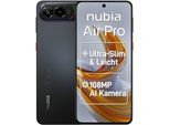 NUBIA Smartphone "Nubia Air Pro 8+512GB", Energieeffizienz: A (A-G), schwarz, 512 GB, Mobiltelefone