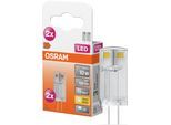 OSRAM LED-Leuchtmittel "LED PIN Lampe", Energieeffizienz: F (A-G), klar, Ø:1,2cm, Leuchtmittel