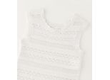 T-Shirt IDO "BABY GIRL KNITWEAR", Mädchen, Gr. 18M, weiß (optical weiß), 78% Baumwolle, 22% Polyamid, Shirts T-Shirt