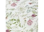 Dekostoff Blumenwiese im Vintage-Stil "Lorena", offwhite-color