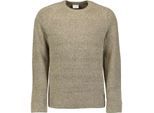No Excess Pullover crewneck soft wool blend sand
