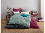 Bettwäsche OTTO HOME "Luisa", grün (jade), B/L: 135cm x 200cm, 1 Stk., 1 Stk., Renforcé, B/L: 80cm x 80cm, 2 Stk., Renforcé, Obermaterial: 100% Baumwolle, Bettwäsche, Bettwäsche, ab Gr. 135x200, auch in PREMIUM Qualitäten erhältlich