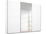 Kleiderschrank OTTO HOME "Mehrzweckschrank Aktenschrank Möbel Mietswohnung Schlafzimmer TOMA", weiß (alpinweiß), B:271cm H:210cm T:62cm, Holzwerkstoff, Schränke, Kleiderschrank, inkl. Regaleinsatz sowie zusätzlichen Einlegeböden MADE IN GERMANY