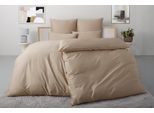 Bettwäsche OTTO HOME "Luisa", mocca, B/L: 135cm x 200cm, 1 Stk., 1 Stk., Satin, B/L: 80cm x 40cm, 2 Stk., Satin, Obermaterial: 100% Baumwolle, Bettwäsche, Bettwäsche, ab Gr. 135x200, auch in PREMIUM Qualitäten erhältlich