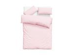 Bettwäsche OTTO HOME "Luisa", rosa, B/L: 135cm x 200cm, 1 Stk., 1 Stk., Renforcé, B/L: 80cm x 40cm, 2 Stk., Renforcé, Obermaterial: 100% Baumwolle, Bettwäsche, Bettwäsche, ab Gr. 135x200, auch in PREMIUM Qualitäten erhältlich