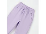 Outdoorhose SARABANDA "BABY GIRL TROUSERS", Mädchen, Gr. 6A, EURO-Größen, lila, 98% Baumwolle, 2% Elasthan, Hosen Outdoorhose