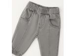 Bequeme Jeans MINIBANDA "BABY BOY TROUSERS", Jungen, Gr. 3, EURO-Größen, light grau, 99% Baumwolle, 1% Elasthan, Jeans