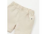 Shorts IDO "BABY BOY SUMMER TROUSER", Mädchen, Gr. 1, EURO-Größen, beige, 55% Leinen, 45% Baumwolle, Hosen Shorts