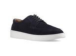 Hush Puppies Riven Veter Leren Heren NAVY Veterschoenen