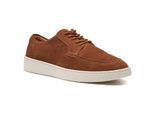 Hush Puppies Riven Veterschoenen uit Leer voor Heren in Tan