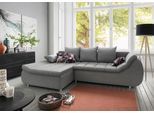 Ecksofa HOME AFFAIRE "Imola elegant, Breite 270cm, moderne Sitzsteppung, bequem, L-Form", grau, B:270cm H:90cm T:170cm, 100% Polyester, Sofas, Ecksofa, auch mit Bettfunktion und Bettkasten